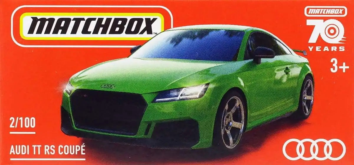 Matchbox - Audi TT RS Coupe #02 Green - Matchbox - Scala 1/64 Circa