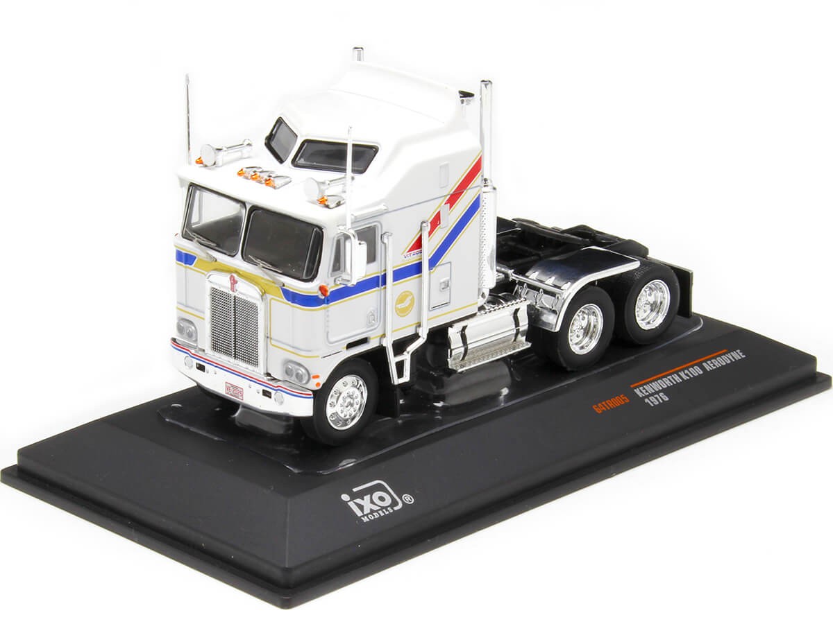 IXO Models - Kenworth K100 Aerodyne 1976 White - Scala 1/64 64TR005