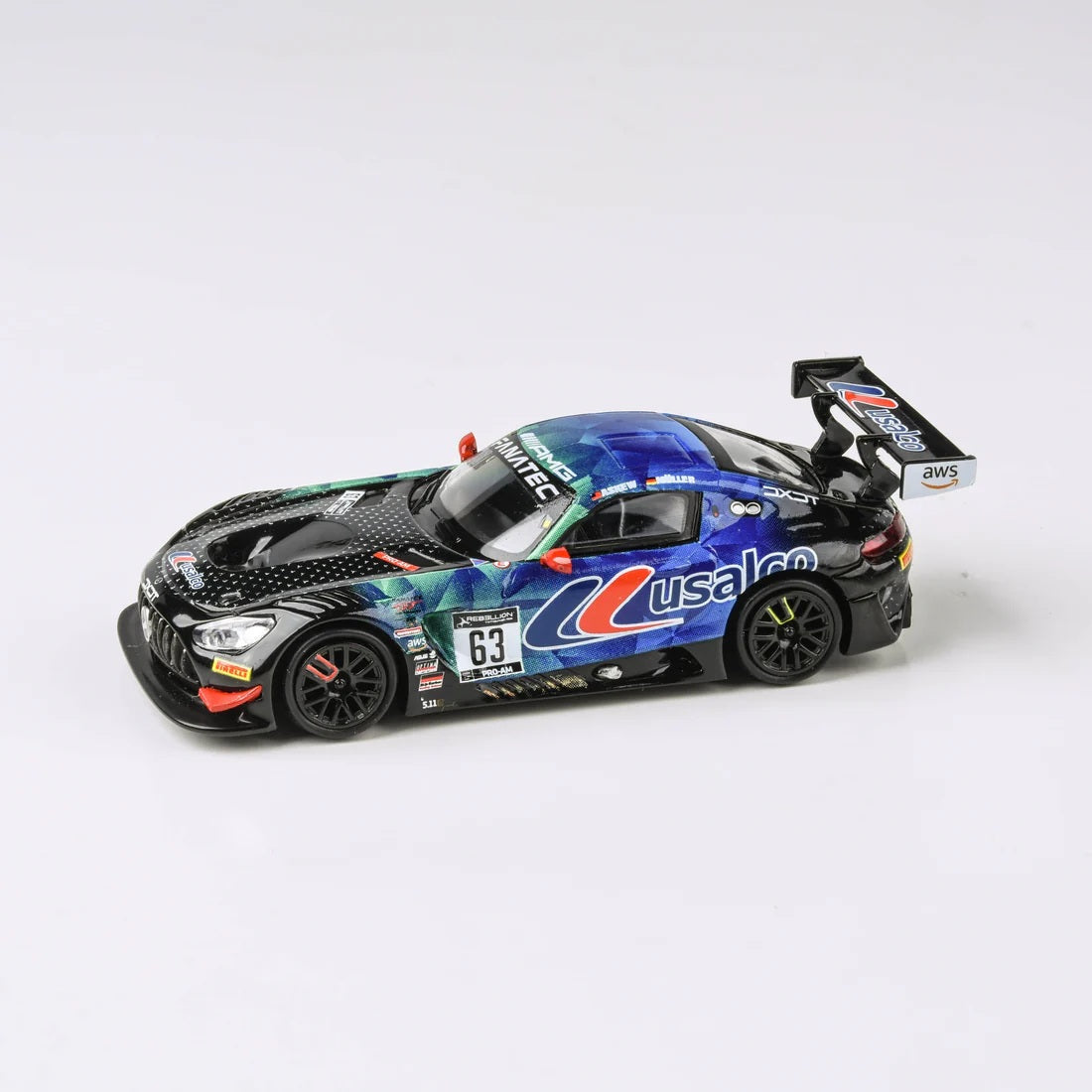 2020 Mercedes-AMG GT3 Evo - 2022 GT World Challenge America Team DXDT #63 - Para64 - Scale 1/64 PA-55354