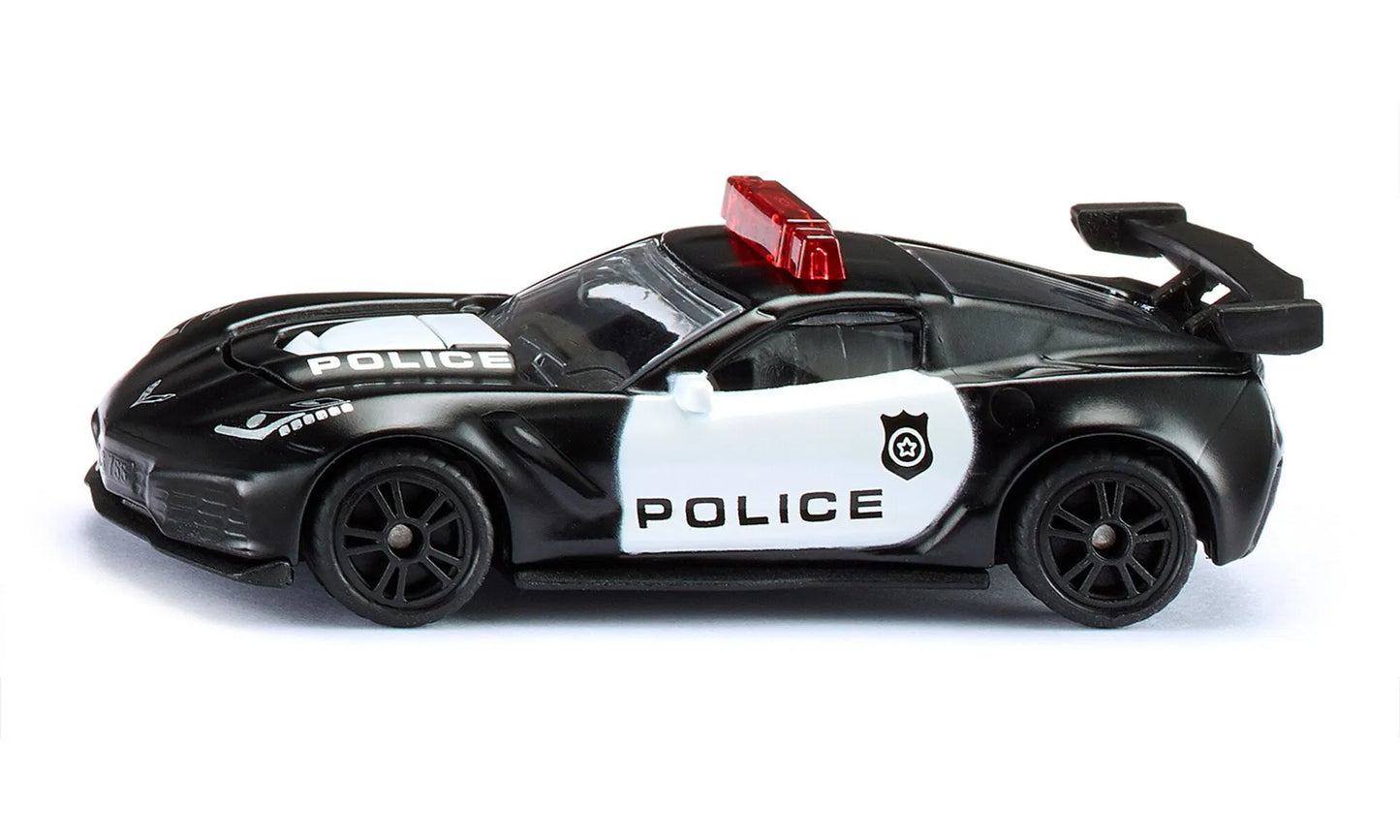 SIKU - Chevrolet Corvette ZR1 Police 1545 - Scale 1/64 Approx.