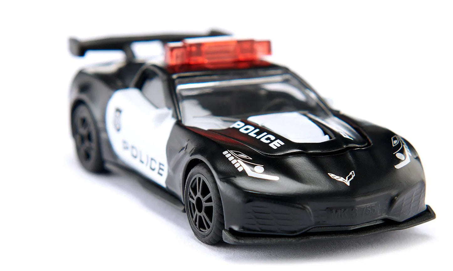 SIKU - Chevrolet Corvette ZR1 Police 1545 - Scale 1/64 Approx.