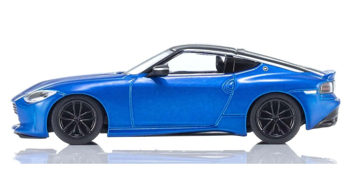 Kyosho - Nissan Fairlady Z Blue Metallic - Mini Car &amp; Book - Scale 1/64