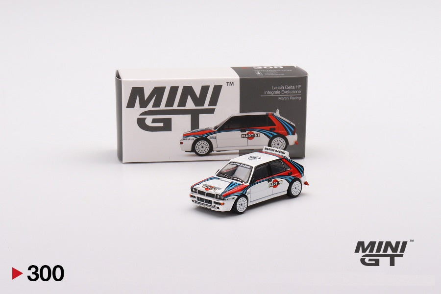 Foto 1 MINI GT Scala 1/64 Lancia Delta HF Integrale Evoluzione Martini Racing