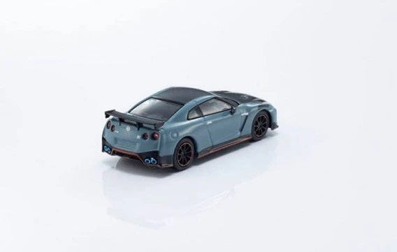 Kyosho - Nissan GT-R Nismo Special Edition Nismo Stealth Gray - Mini Car &amp; Book - Scale 1/64