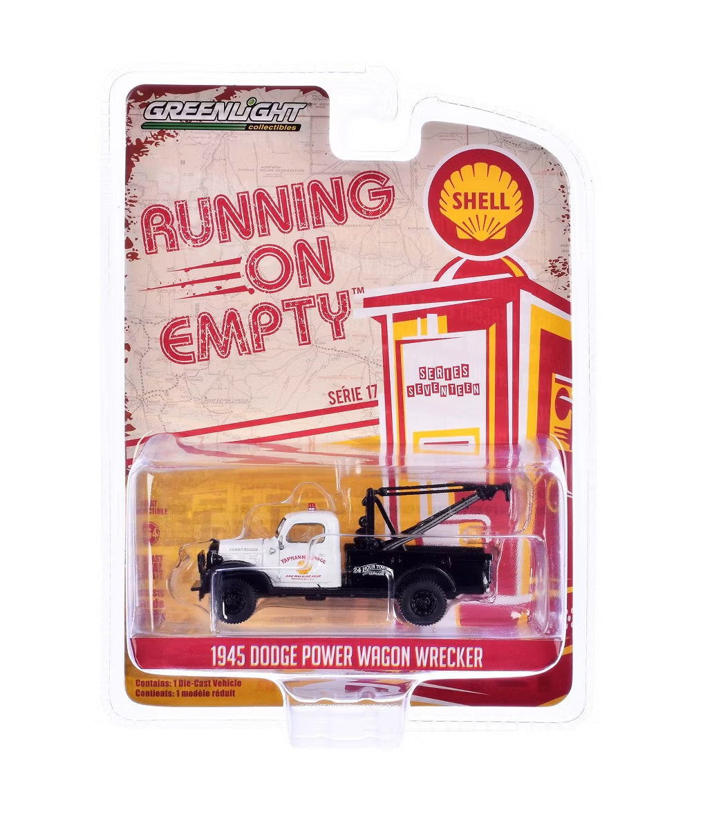 Greenlight - 1945 Dodge Power Wagon Wrecker Series Running On Empty - Scale 1/64