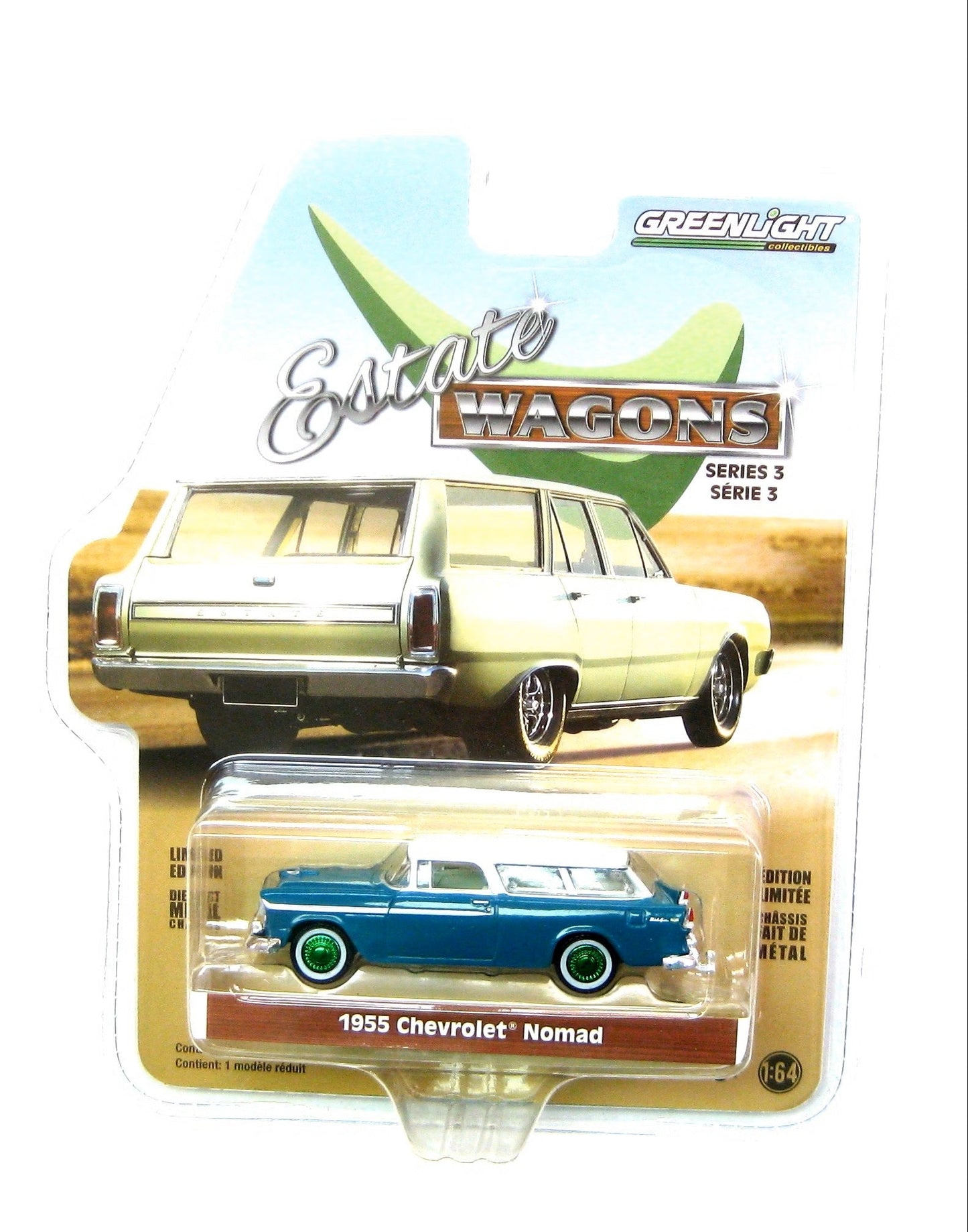 Greenlight - Chevrolet Nomad 1955 Turquoise - Greenlight - Scala 1/64