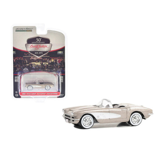 Greenlight - 1961 Chevrolet Corvette Convertible (Lot #1041) - Series Barrett Jackson - Scala 1/64