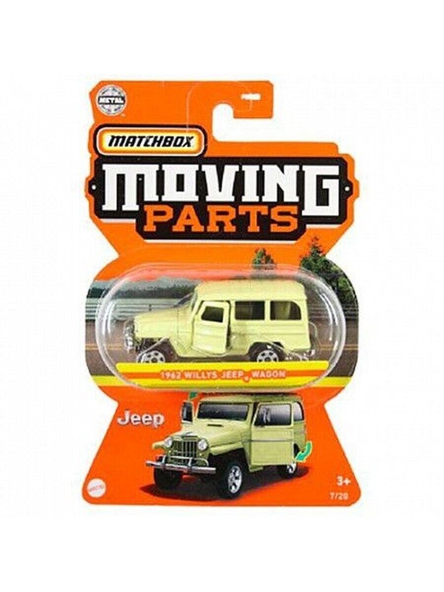 Matchbox - 1962 Jeep Willys Wagon - Matchbox Moving Parts - Scala 1/64 Circa