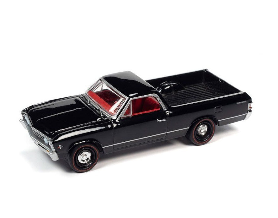 Johnny Lightning - 1967 Chevrolet El Camino Tuxedo Black "Classic Gold Collection" - Scala 1/64