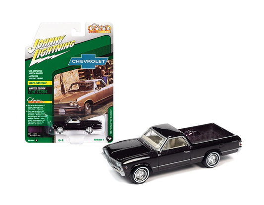 Johnny Lightning - 1967 Chevrolet El Camino Royal Plum Metallic "Classic Gold Collection" - Scala 1/64