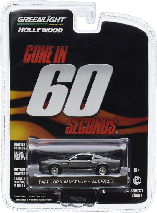 Greenlight - 1967 Ford Mustang Eleanor - Gone in 60 Seconds - Scala 1/64 Hollywood Series