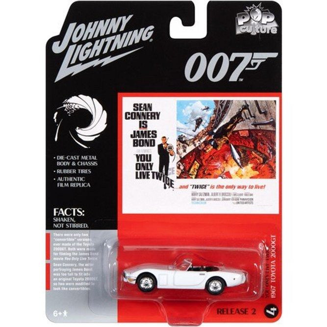 Johnny Lightning - 1967 Toyota 2000 GT James Bond 007 You Only Live Twice - Scala 1/64