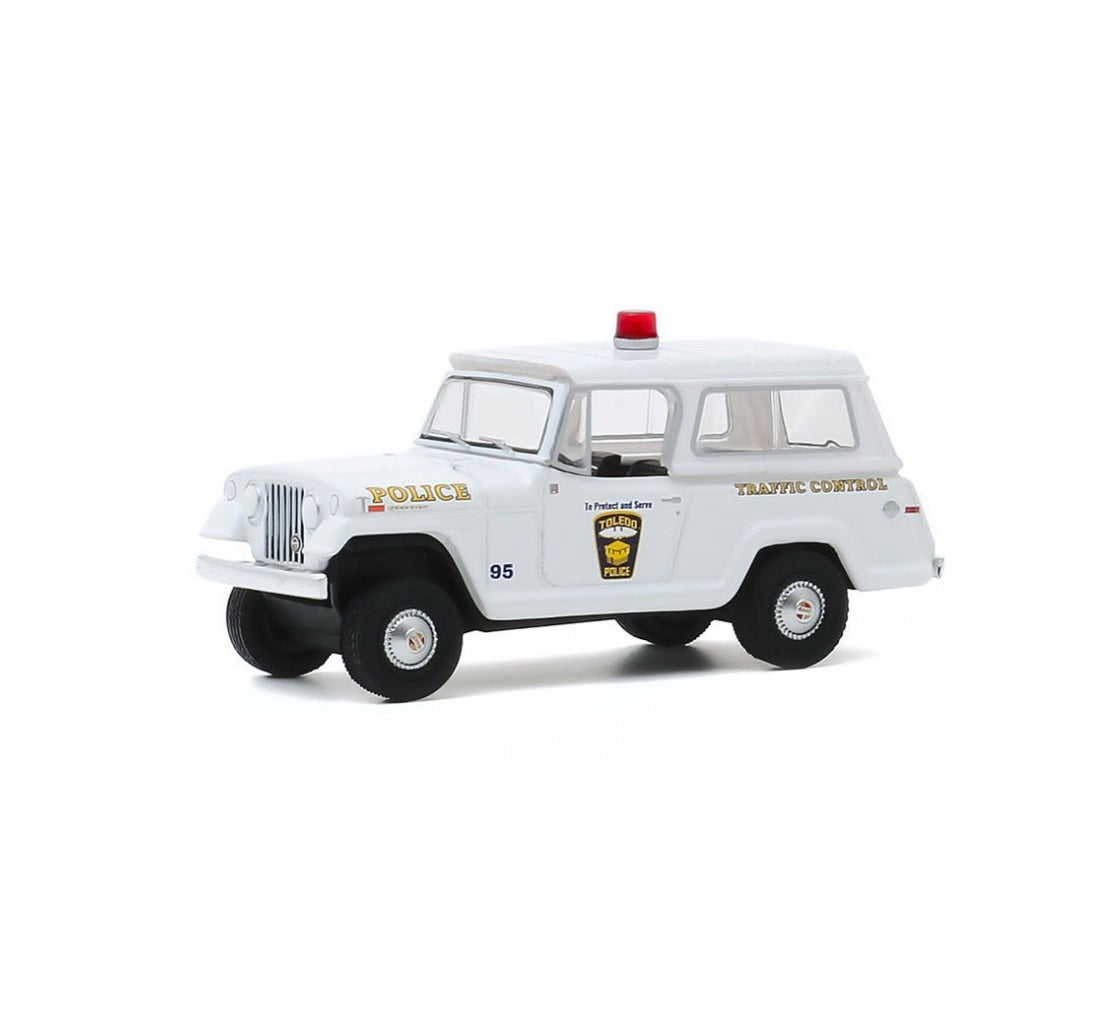 Greenlight - 1969 Jeep Jeepster Toledo Police Ohio - Series Hot Pursuit - Scala 1/64