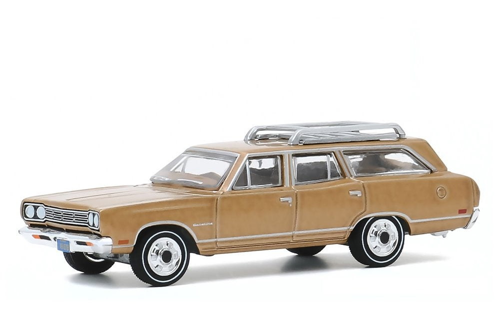 Greenlight - 1969 Plymouth Satellite Station Wagon The Brady Bunch - 1/64 Scale Hollywood Series