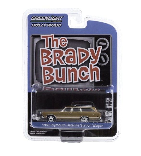 Greenlight - 1969 Plymouth Satellite Station Wagon The Brady Bunch - Scala 1/64 Hollywood Series