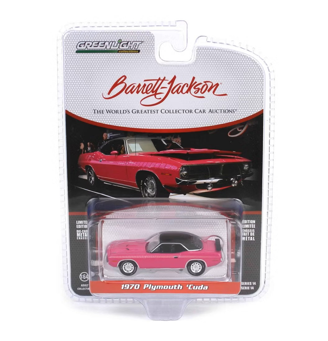 Greenlight - 1970 Plymouth Cuda (Lot #670) - Series Barrett Jackson - Scala 1/64