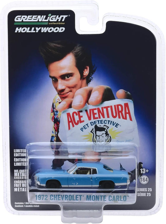 Greenlight - 1972 Chevrolet Monte Carlo Ace Ventura - Scala 1/64 Hollywood Series