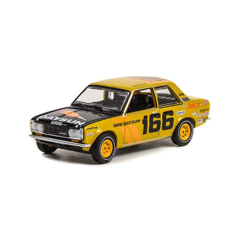 Greenlight - Datsun 510 4 Door Sedan 1973 Yellow - Greenlight - Scala 1/64