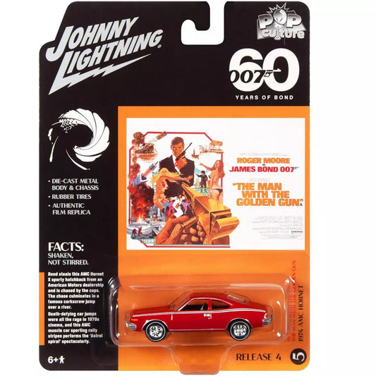 Johnny Lightning - 1974 AMC Hornet Red 007 James Bond "The Man with the Golden Gun" (1974) Movie - Scala 1/64