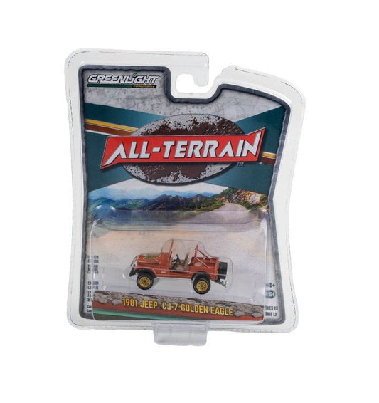 Greenlight - 1981 Jeep  CJ-7 Golden Eagle - Series All Terrain - Scala 1/64