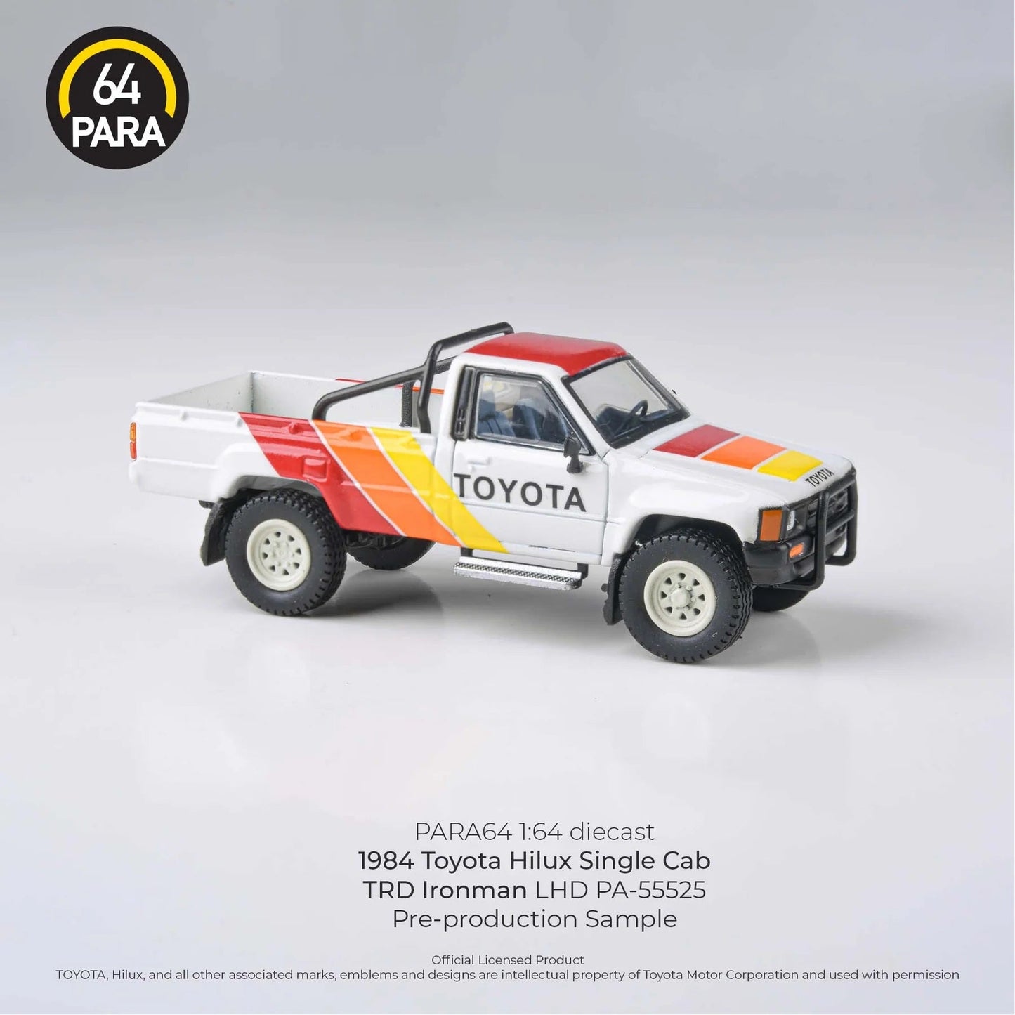 Para64 - 1984 Toyota Hilux Single Cab TRD Pro Ironman - 1/64 Scale