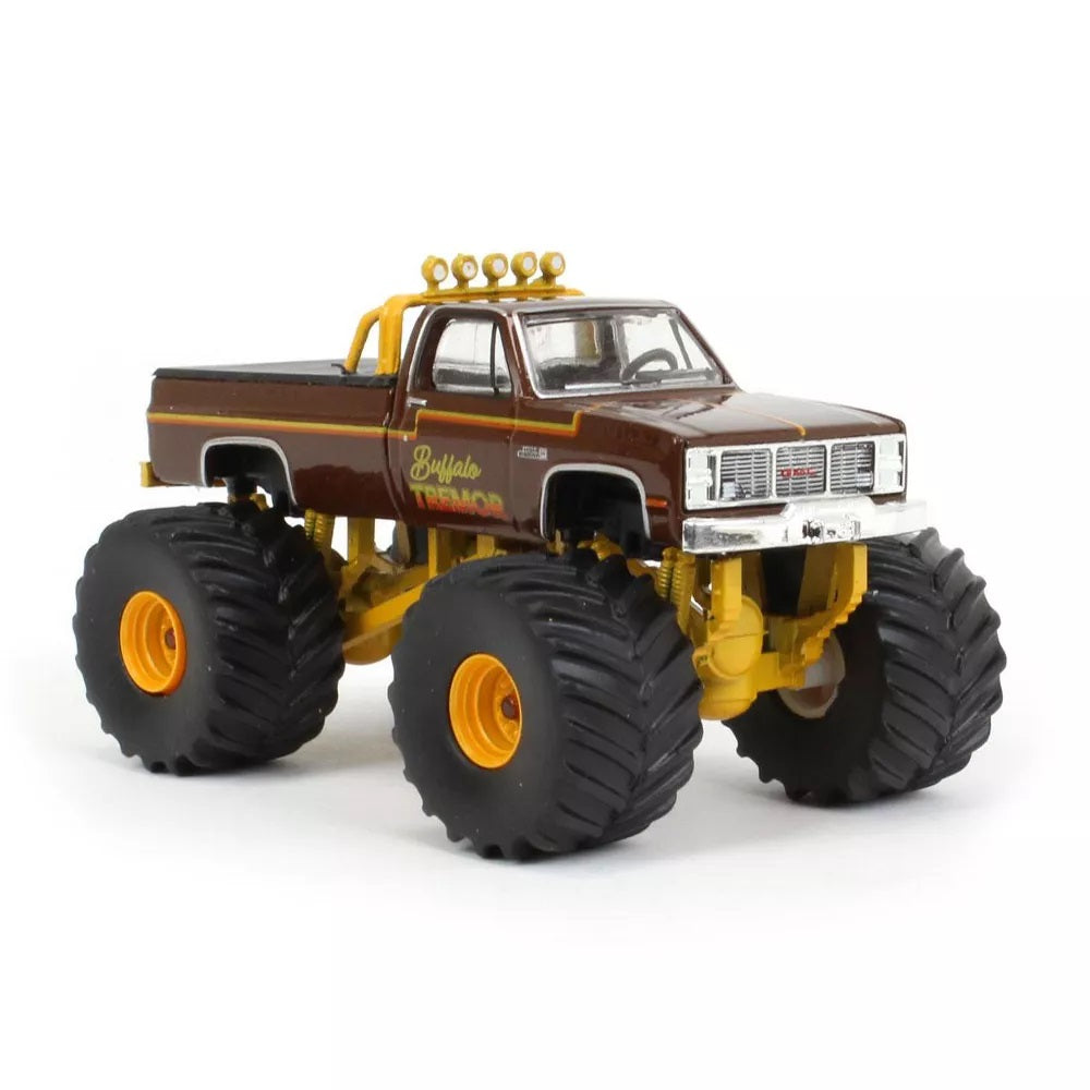 Greenlight - 1985 GMC High Sierra 2500 Buffalo Tremor Monster Truck Kings of Crunch - 1/64 Scale