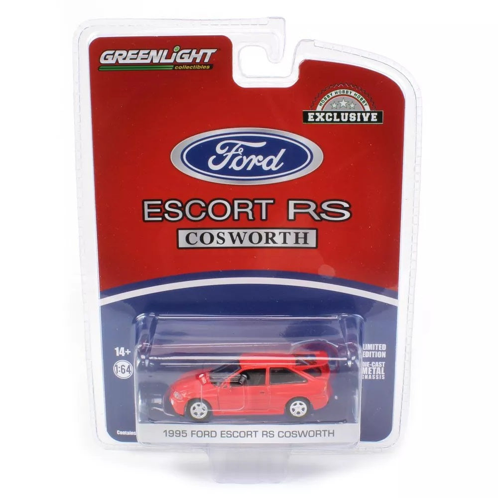 Greenlight - 1995 Ford Escort RS Cosworth Red - Scale 1/64