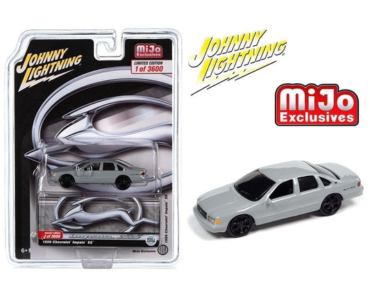 Johnny Lightning - 1996 Chevrolet Impala SS Custom Grey – Mijo Exclusives Limited Edition - Scala 1/64 JLCP7420