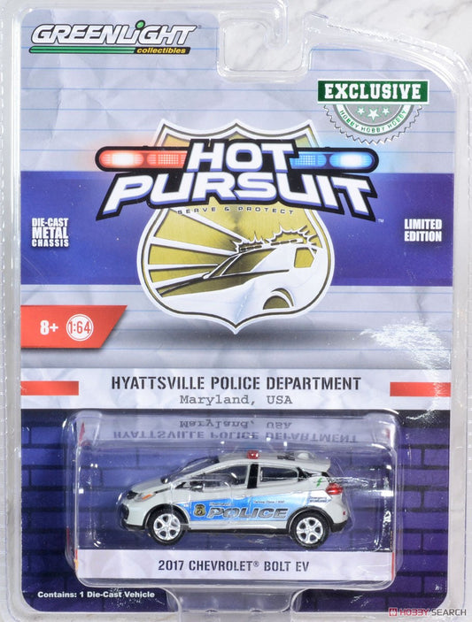 Greenlight - 2017 Chevrolet Bolt - Hyattsville City Maryland Police Department - Series Hot Pursuit - Scala 1/64