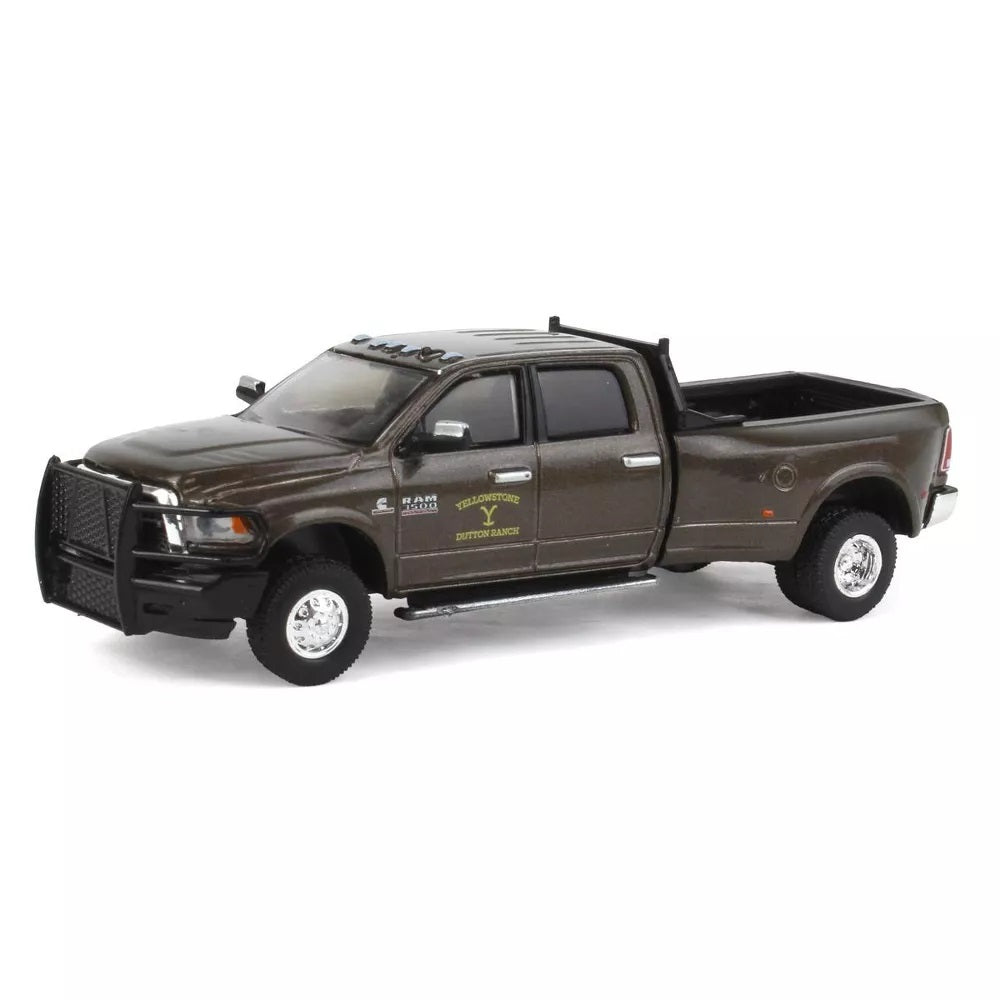 Greenlight - 2017 RAM 3500 Laramie Dually Dutton Ranch Yellowstone TV Series Hollywood Series - Scale 1/64