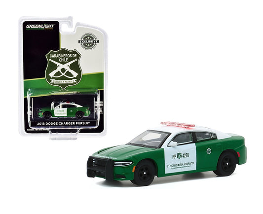 Greenlight - 2018 Dodge Charger Pursuit Police Carabineros De Chile - Scala 1/64