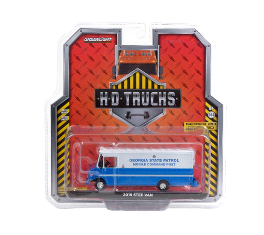 Greenlight - 2019 Step Van Georgia State Patrol Mobile Command Post - Series HD Trucks - Greenlight - Scala 1/64