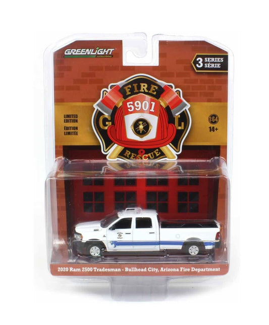 Greenlight - 2020 Ram 2500 Tradesman Bullhead Fire Department - Fire & Rescue Series - Greenlight - Scala 1/64