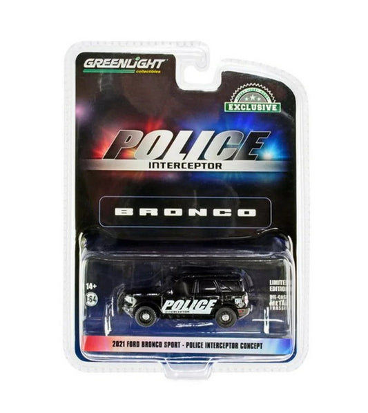 Greenlight Collectibles - 2021 Ford Bronco Sport Police Interceptor Concept - Hobby Exclusive - Scala 1/64