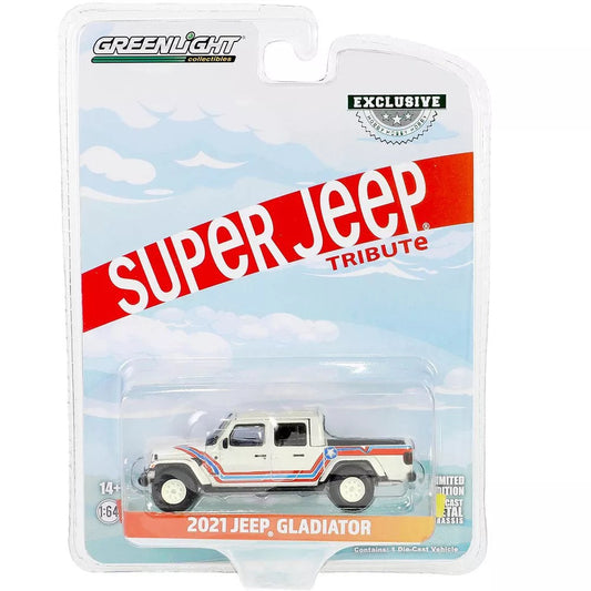 Greenlight - Jeep Gladiator 2021 Super Jeep Tribute - Greenlight - Scale 1/64