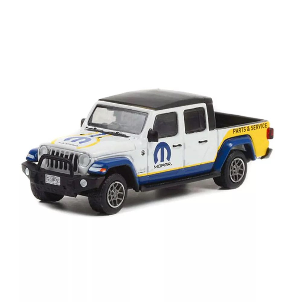 Greenlight - 2021 Jeep Gladiator "Mopar Parts &amp; Service" Series Running On Empty - Greenlight - 1/64 Scale