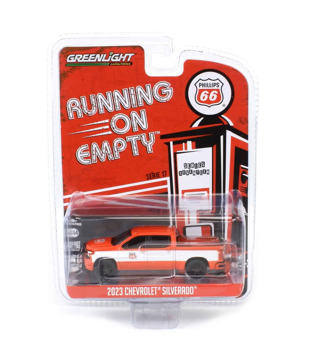 Greenlight - 2023 Chevrolet Silverado Phillips 66 Series Running On Empty - 1/64 Scale