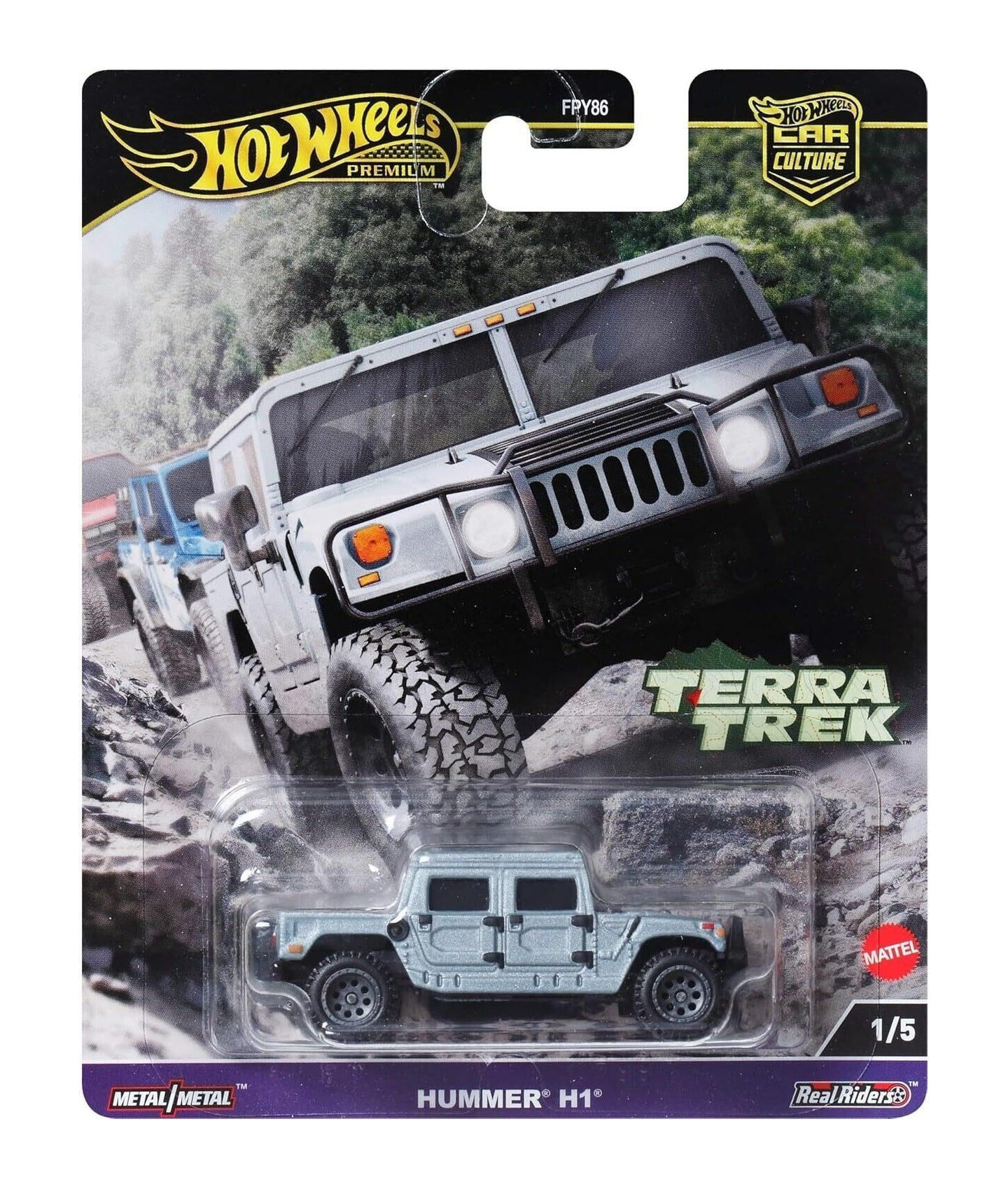 Hot Wheels Premium - Hummer H1 - Series Terra Trek - Scala 1/64