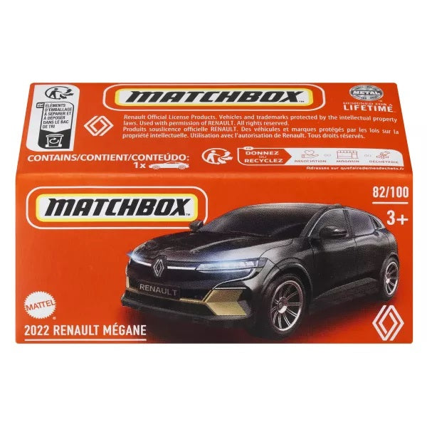 Matchbox - Renault megane 2019 #82 - Matchbox - Scale 1/64 Approx