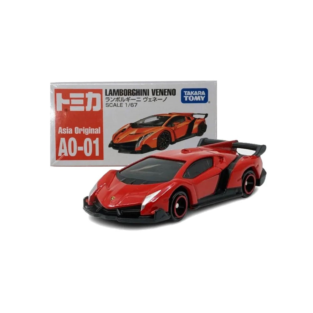 Takara Tomy Tomica - Lamborghini Veneno Red - 1/67 Scale