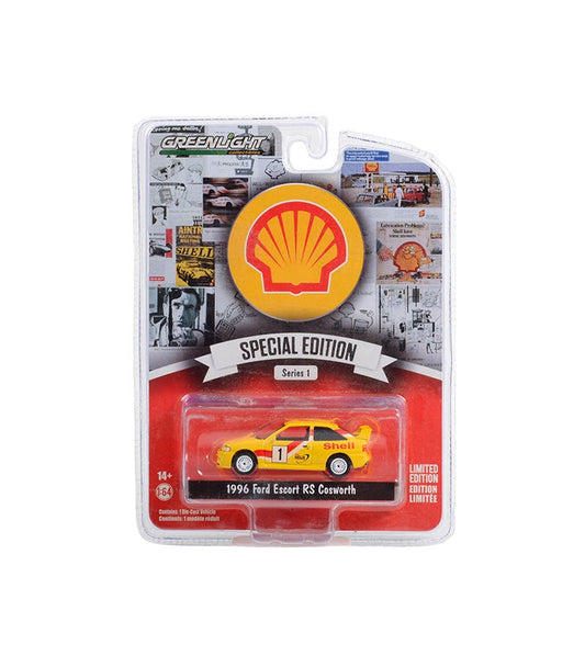 Greenlight Collectibles - 1996 Ford Escort RS Cosworth #1 "Shell Oil Special Edition" - Scale 1/64