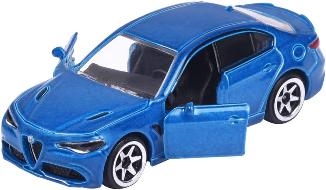 Majorette - Alfa Romeo Giulia Quadrifoglio Blue - Scale 1/64