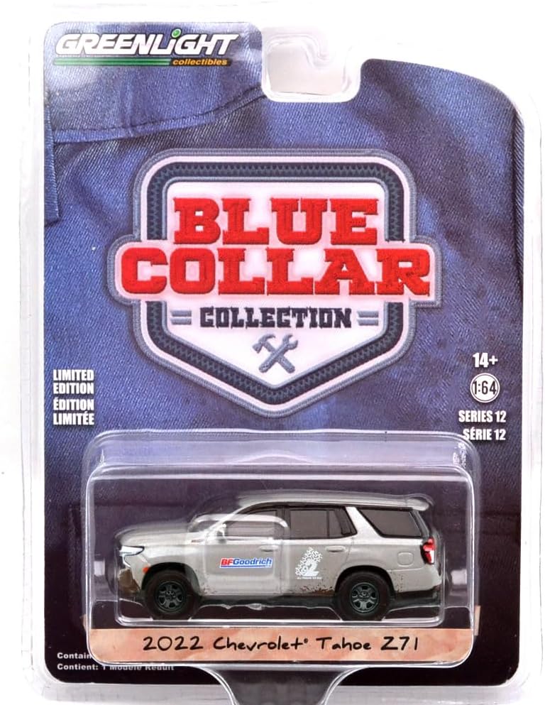 Greenlight - Chevrolet Tahoe Z71 2022 BF Goodrich - Greenlight Series Blue Collar - Scala 1/64