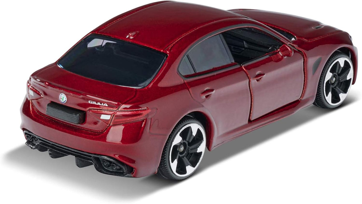 Majorette - Alfa Romeo Giulia Quadrifoglio Red - Scale 1/64