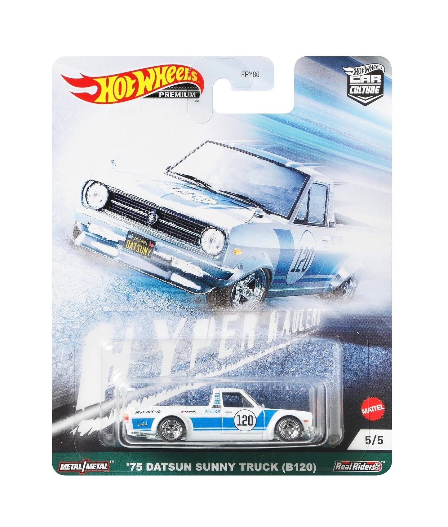 Hot Wheels Premium - ’75 Datsun Sunny Truck (B120) - Series Car Culture - Scala 1/64