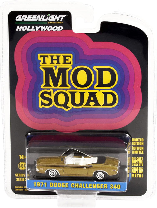 Greenlight - Dodge Challenger 340 1971 Mod Squad TV Series - Greenlight - Scale 1/64