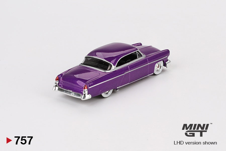 Mini GT - Lincoln Capri Hot Rod 1954 Purple Metallic - Scala 1/64 MGT00757