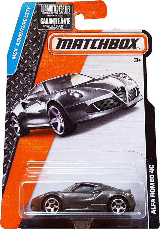 Matchbox - Alfa Romeo 4C Antracite - Matchbox - Scala 1/64 Circa