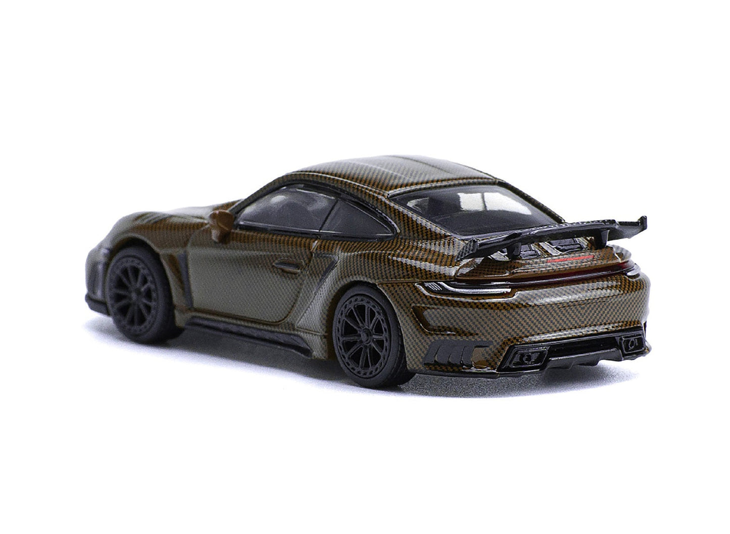 Pop Race - Porsche 992 Stinger GTR Brown Carbon Scala 1/64 PR64-49