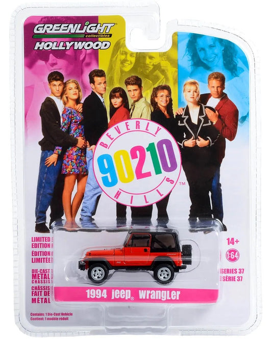 Greenlight - Jeep Wrangler 1994 Beverly Hills 90210 - Greenlight - Scala 1/64 Hollywood Series